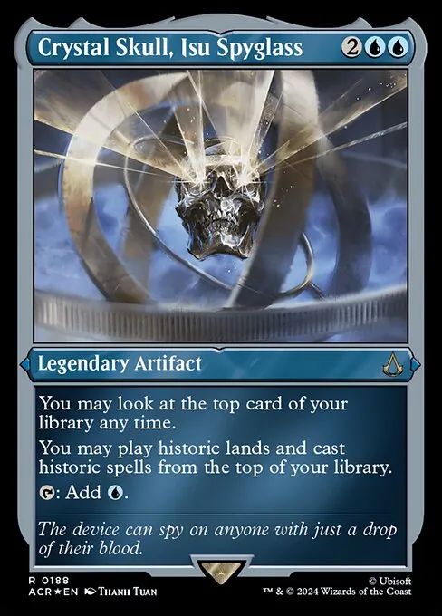 Crystal Skull, Isu Spyglass 188/110