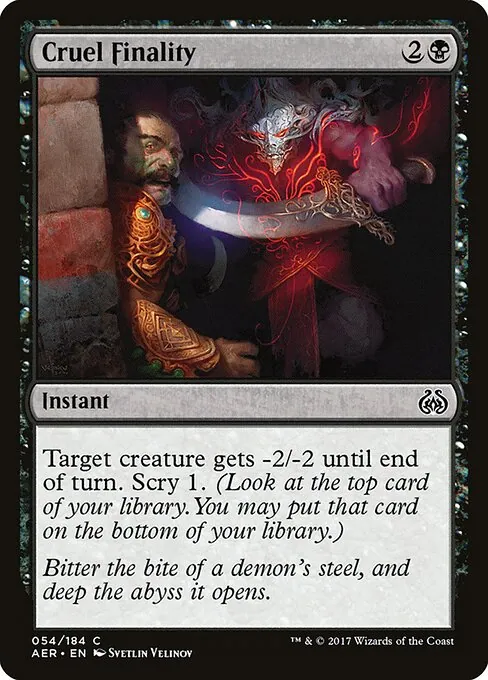 Cruel Finality 054/184