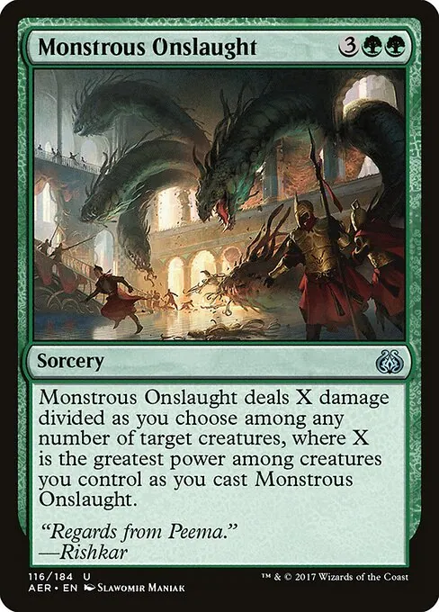 Monstrous Onslaught 116/184