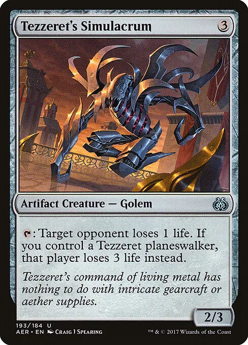 Tezzeret's Simulacrum 193/184