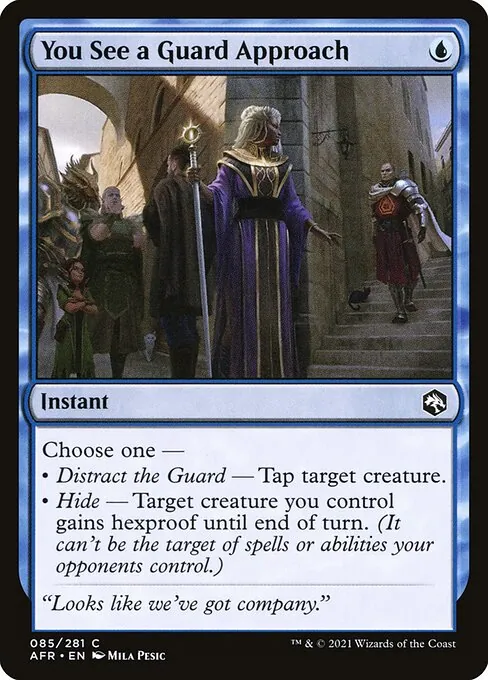 You See a Guard Approach 085/281