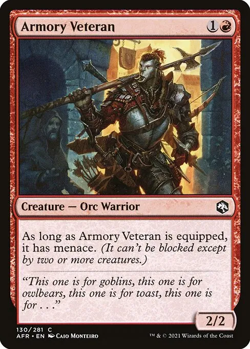 Armory Veteran 130/281