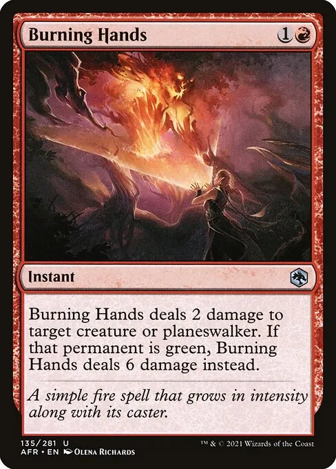 Burning Hands 135/281