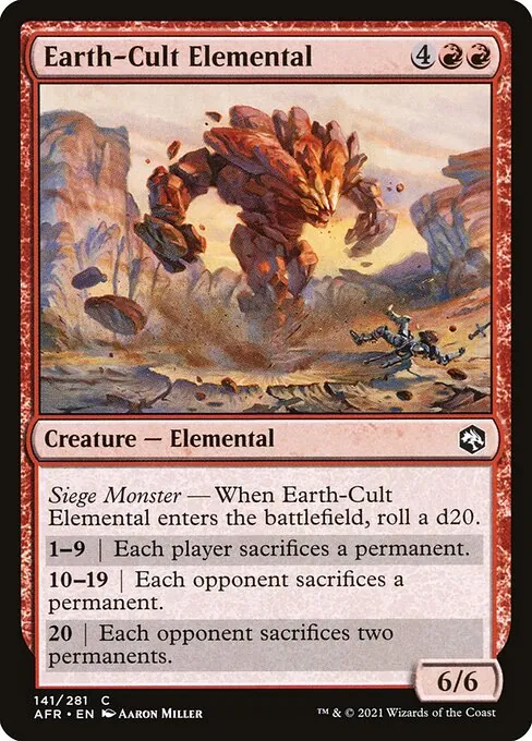 Earth-Cult Elemental 141/281