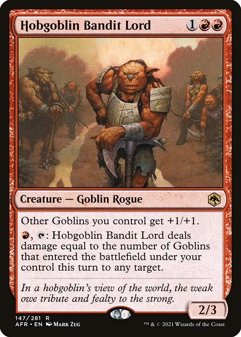 Hobgoblin Bandit Lord 147/281