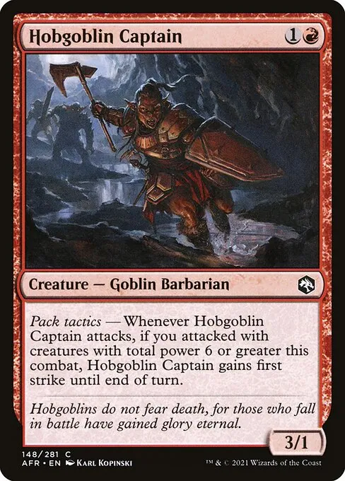 Hobgoblin Captain 148/281