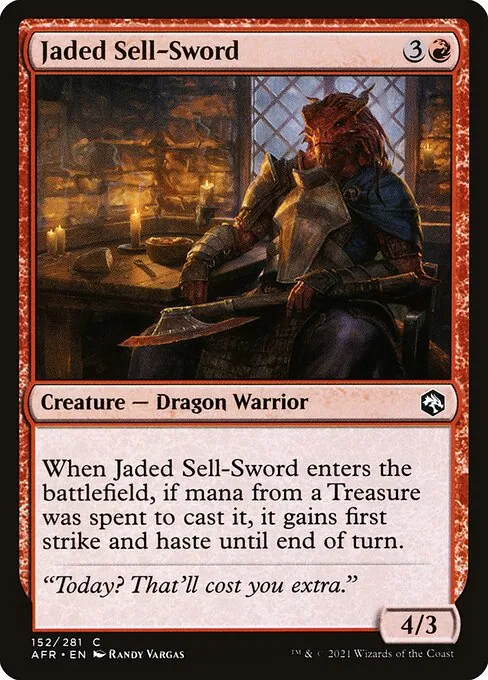 Jaded Sell-Sword 152/281