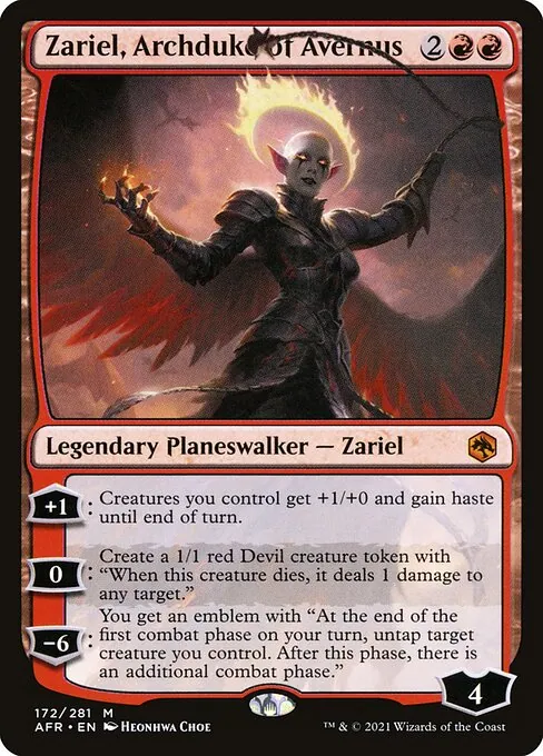 Zariel, Archduke of Avernus 172/281