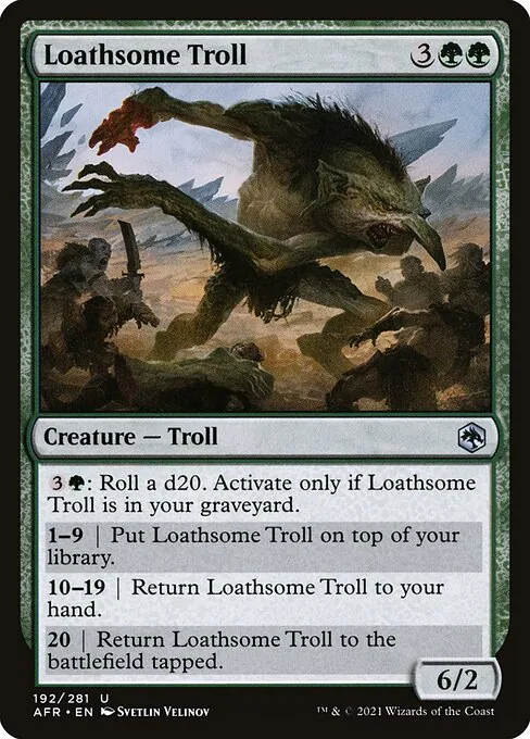 Loathsome Troll 192/281