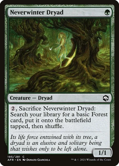 Neverwinter Dryad 195/281