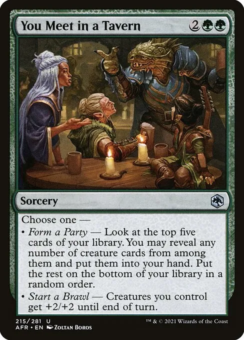 You Meet in a Tavern 215/281