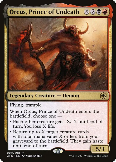 Orcus, Prince of Undeath 229/281