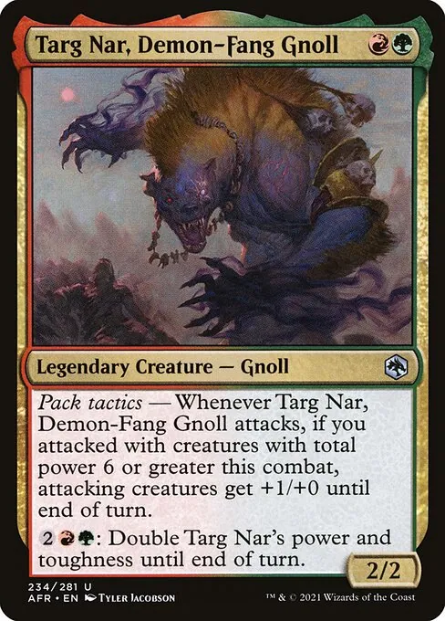 Targ Nar, Demon-Fang Gnoll 234/281