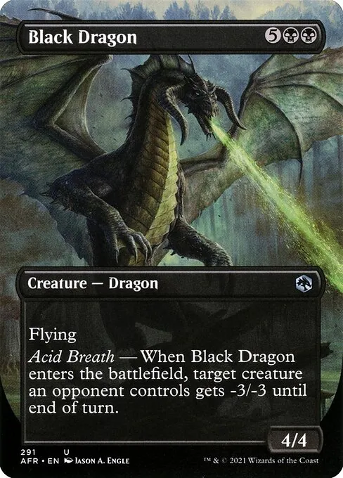Black Dragon 291/281