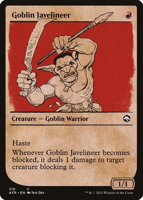 Goblin Javelineer 318/281