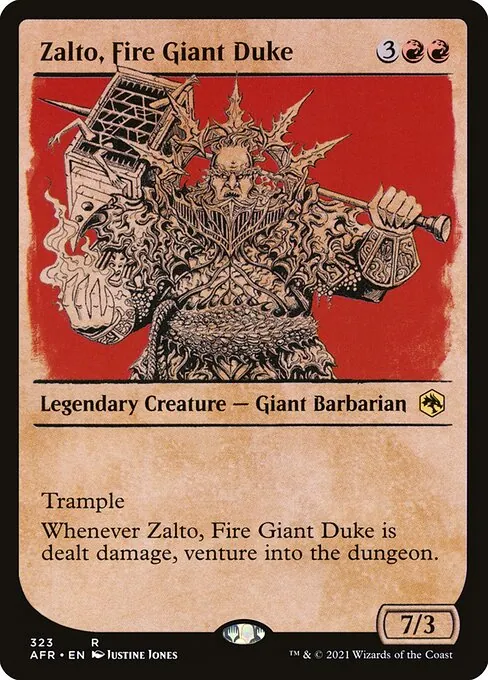 Zalto, Fire Giant Duke 323/281