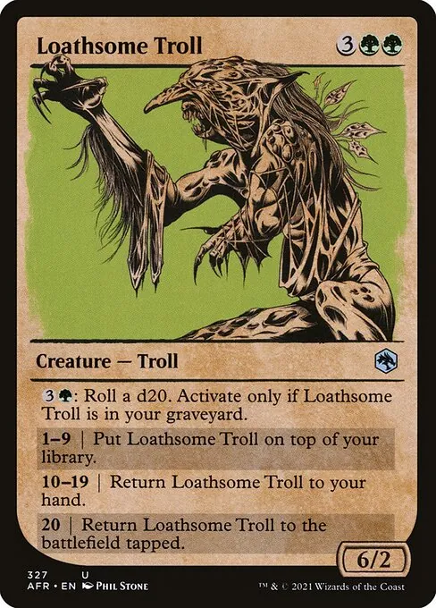 Loathsome Troll 327/281