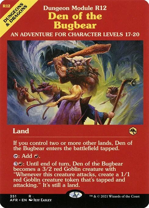 Den of the Bugbear 351/281