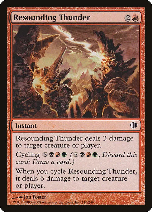 Resounding Thunder 110/249