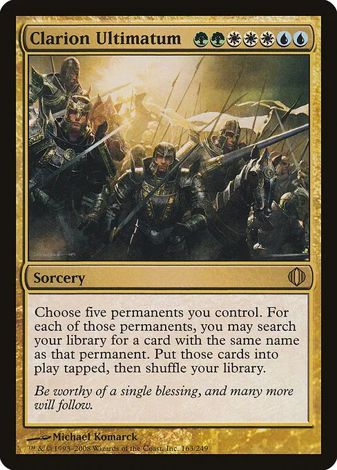 Clarion Ultimatum 163/249