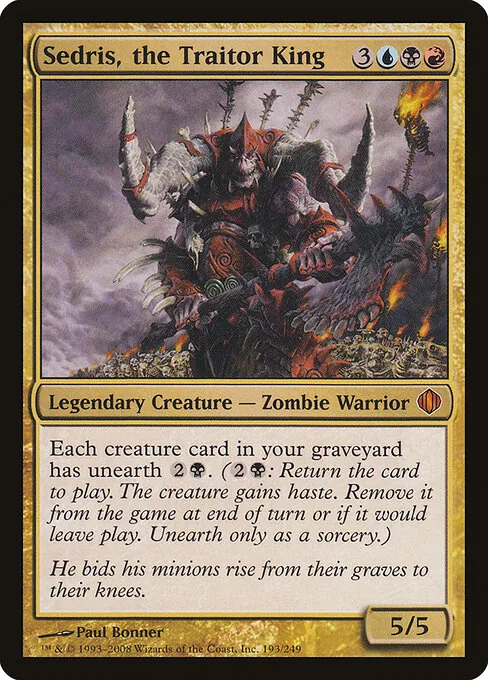 Sedris, the Traitor King 193/249