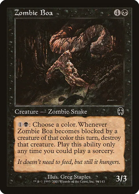 Zombie Boa 054/143