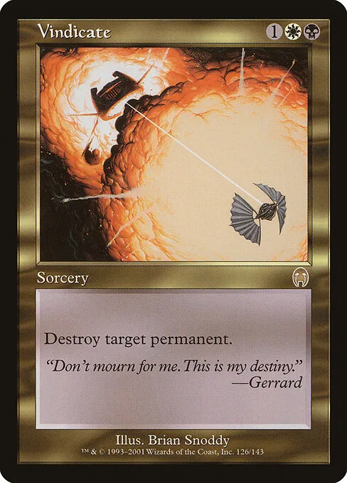 Vindicate 126/143