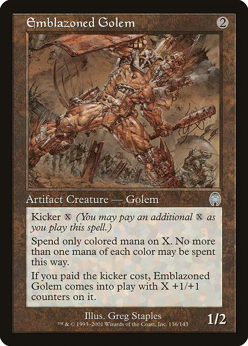 Emblazoned Golem 136/143