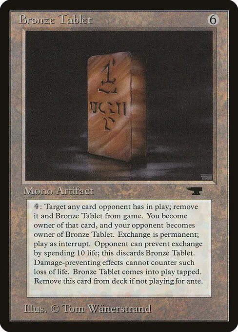Bronze Tablet 042/105