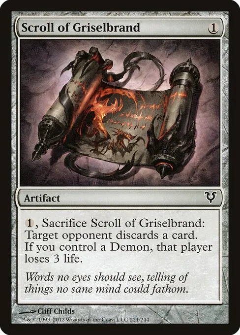 Scroll of Griselbrand 221/244