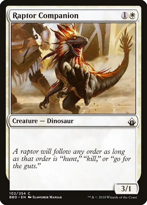 Raptor Companion 102/254