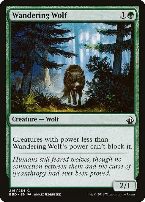Wandering Wolf 216/254