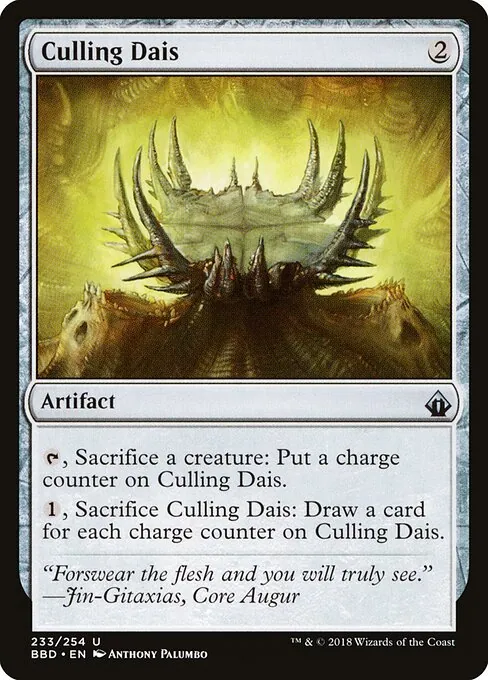 Culling Dais 233/254
