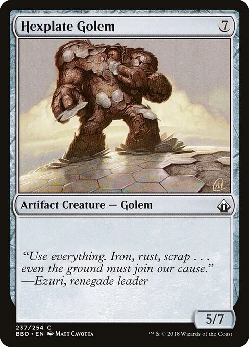 Hexplate Golem 237/254
