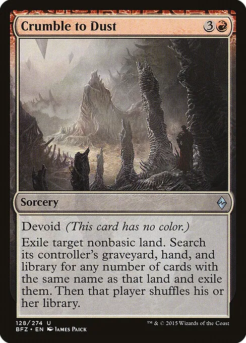 Crumble to Dust 128/274
