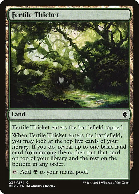 Fertile Thicket 237/274