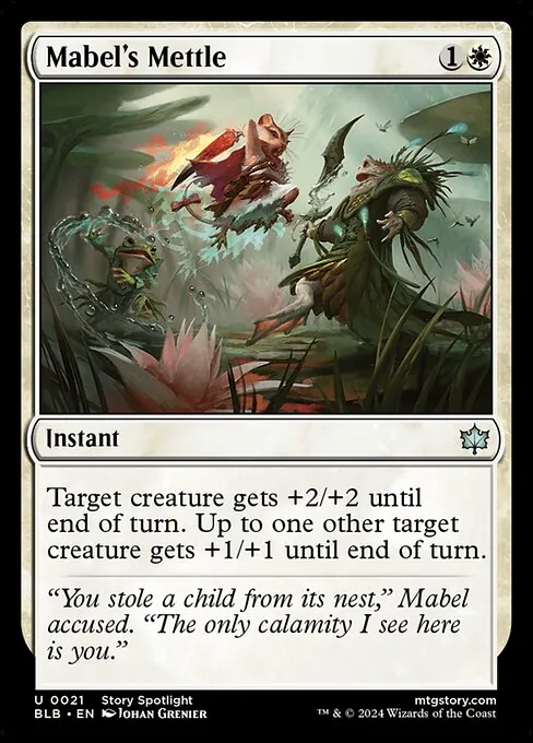 Mabel's Mettle 021/281