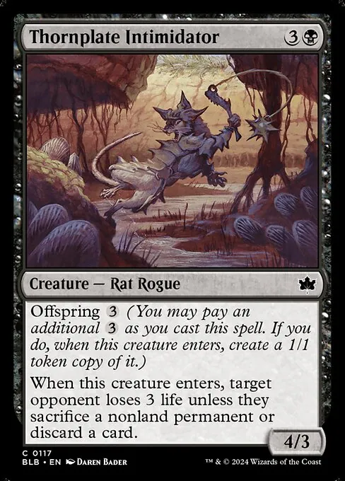 Thornplate Intimidator 117/281