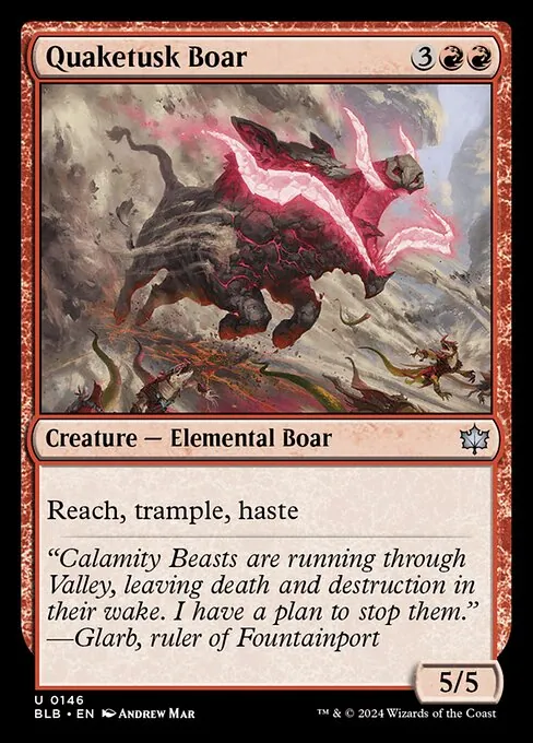 Quaketusk Boar 146/281