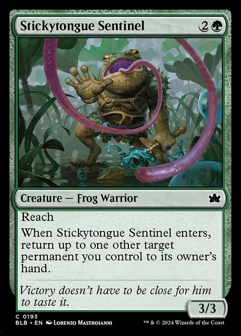 Stickytongue Sentinel 193/281