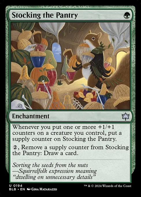 Stocking the Pantry 194/281