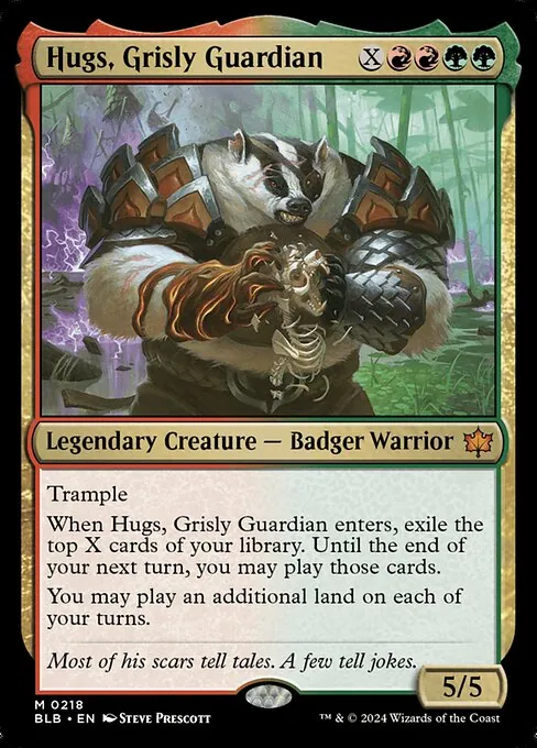 Hugs, Grisly Guardian 218/281