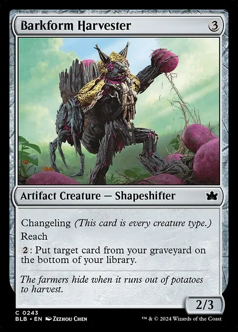 Barkform Harvester 243/281