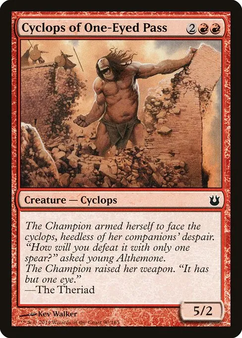 Cyclops of One-Eyed Pass 090/165
