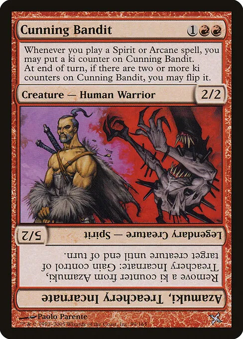 Cunning Bandit // Azamuki, Treachery Incarnate 099/165