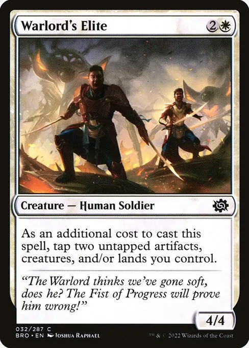 Warlord's Elite 032/287
