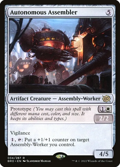 Autonomous Assembler 034/287
