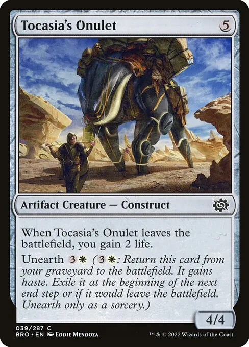 Tocasia's Onulet 039/287