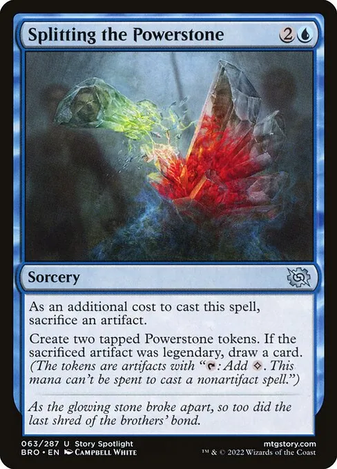 Splitting the Powerstone 063/287