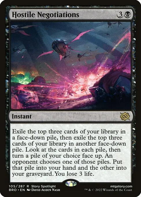 Hostile Negotiations 105/287